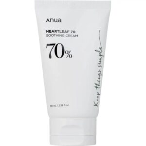 Anua Heartleaf 70% Soothing Cream jar